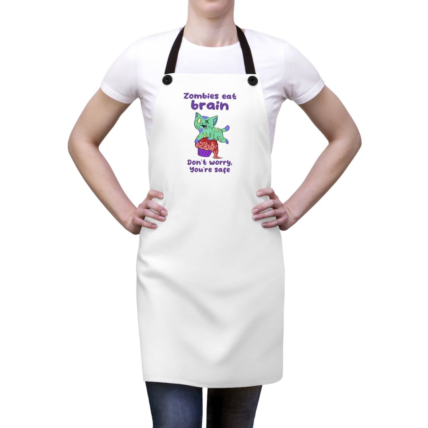 Zombie Cat - Apron (AOP)