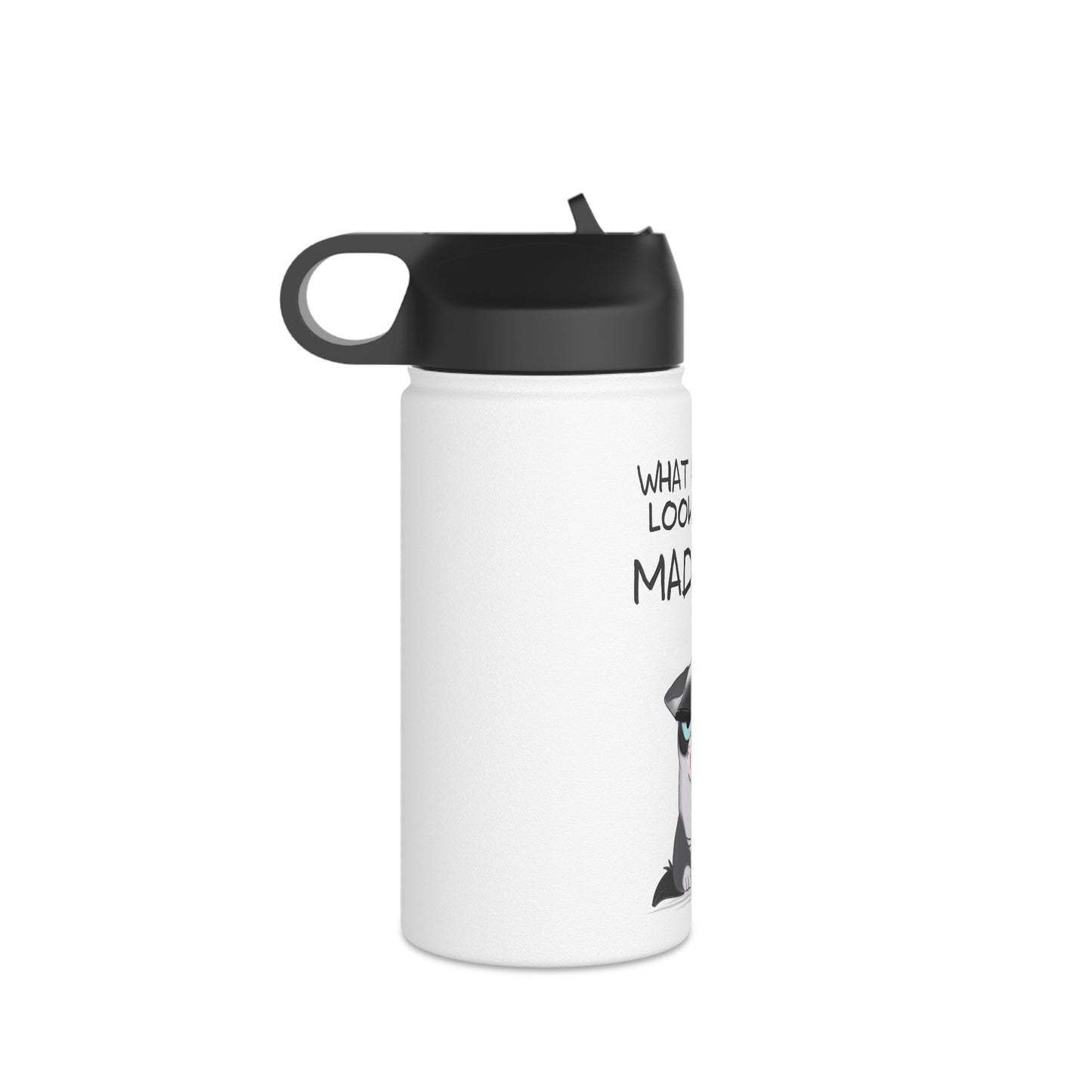 Madafaka - Stainless Steel Water Bottle, Standard Lid