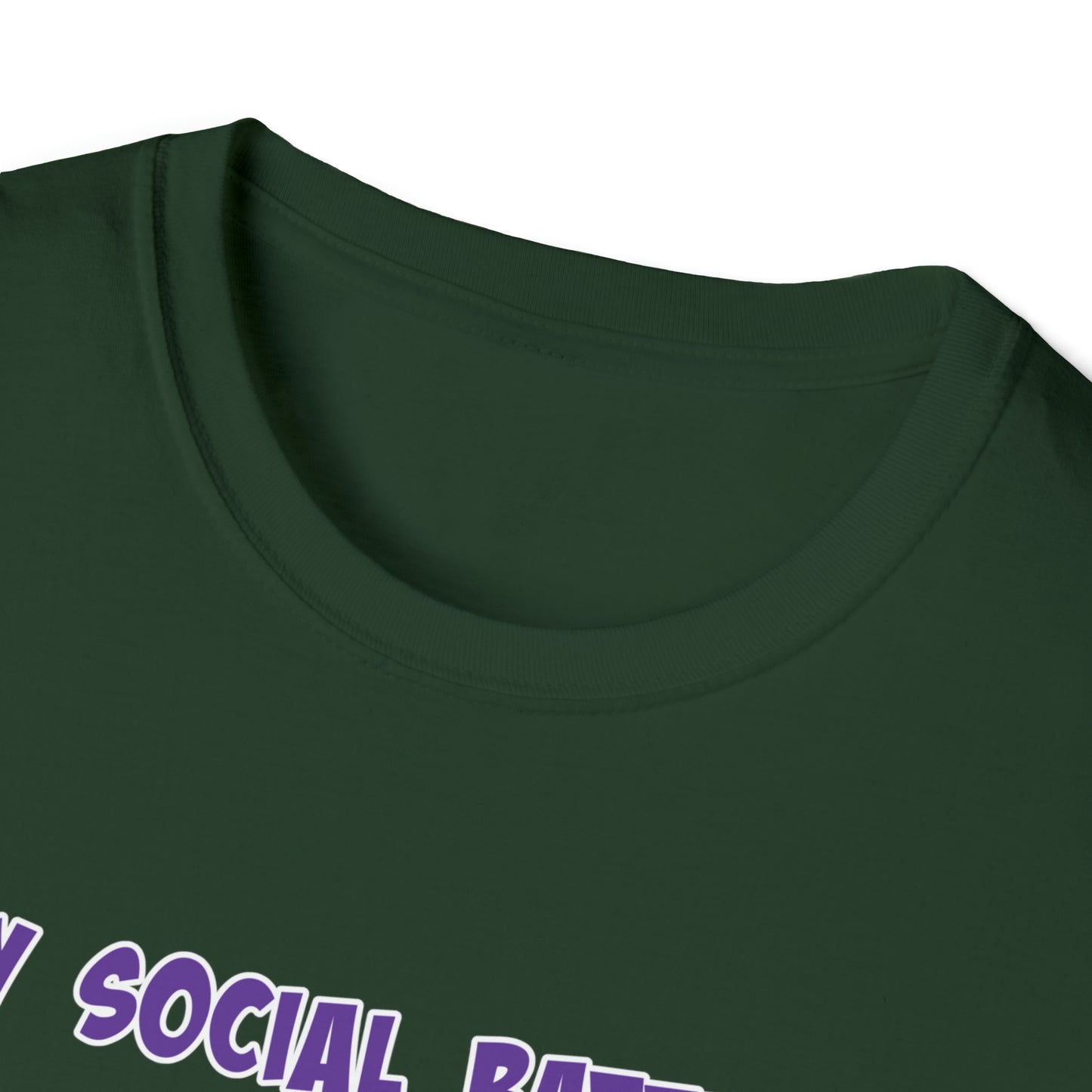 Social Battery - Unisex Softstyle T-Shirt