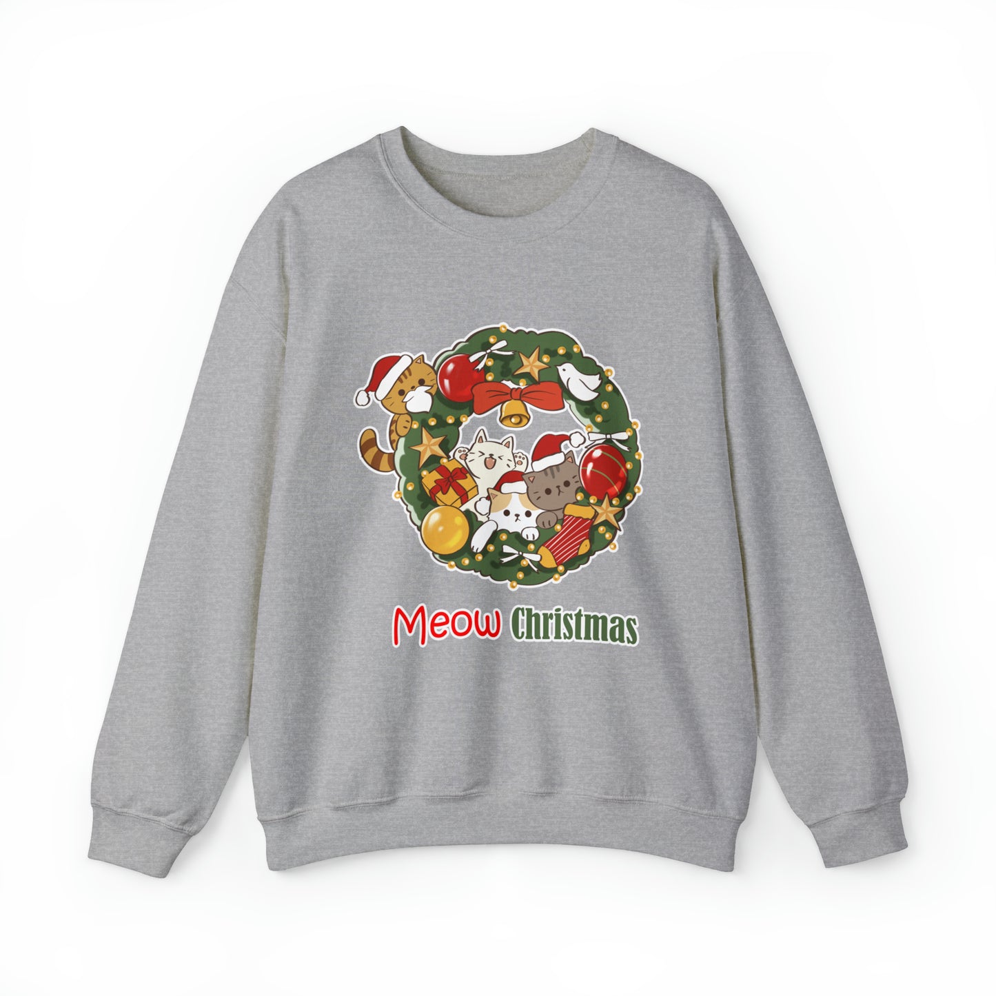 Meow Christmas - Unisex Heavy Blend™ Crewneck Sweatshirt