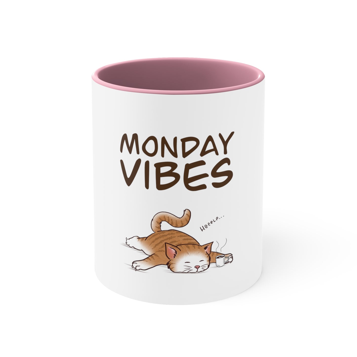 Monday Vibes - Accent Coffee Mug, 11oz