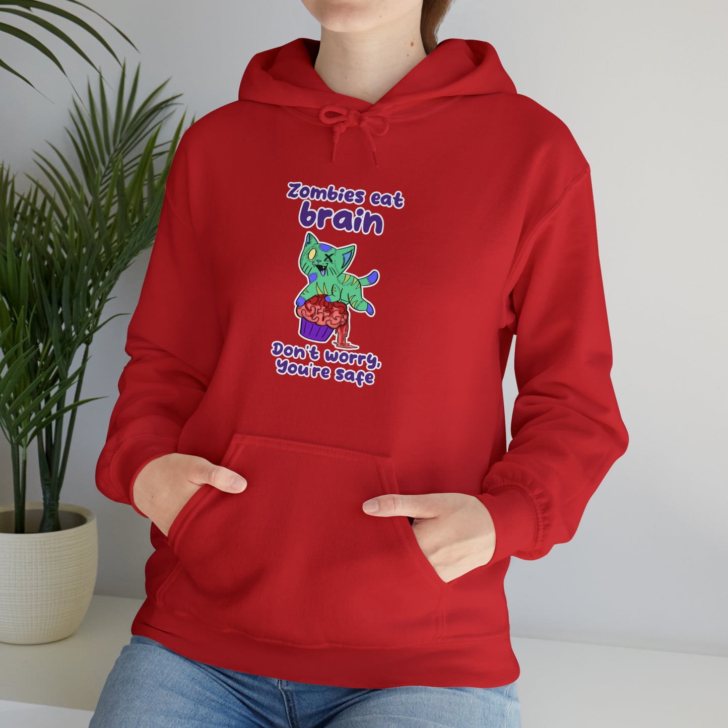 Zombie Cat - Unisex Heavy Blend™ Hooded Sweatshirt