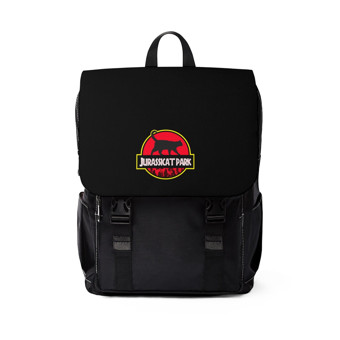 Jurassicat Park - Unisex Casual Shoulder Backpack