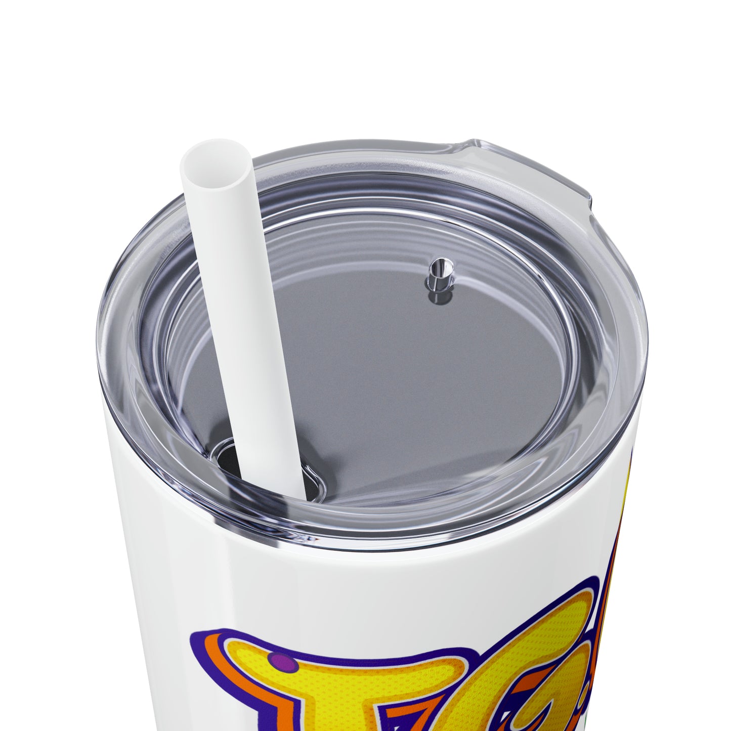 TGIF - Skinny Tumbler with Straw, 20oz