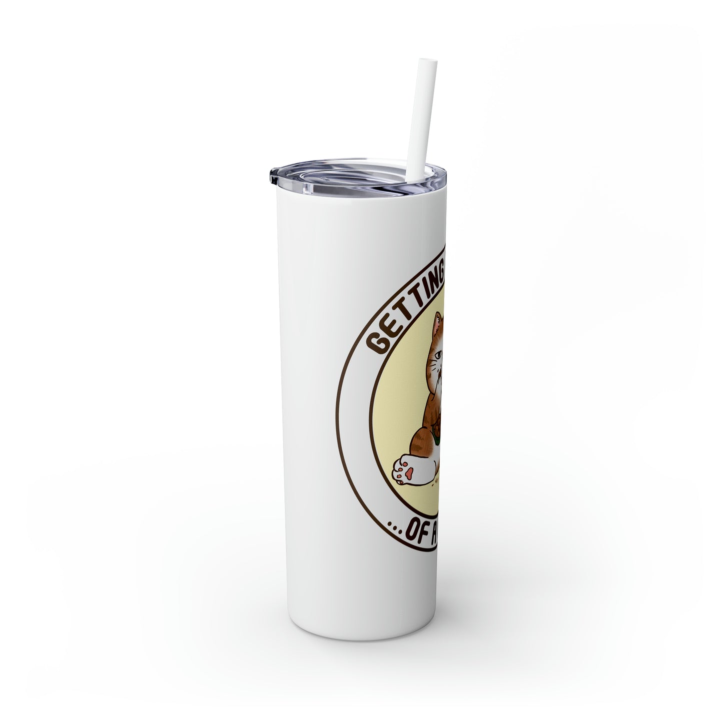 In Shape - Skinny Tumbler with Straw, 20oz