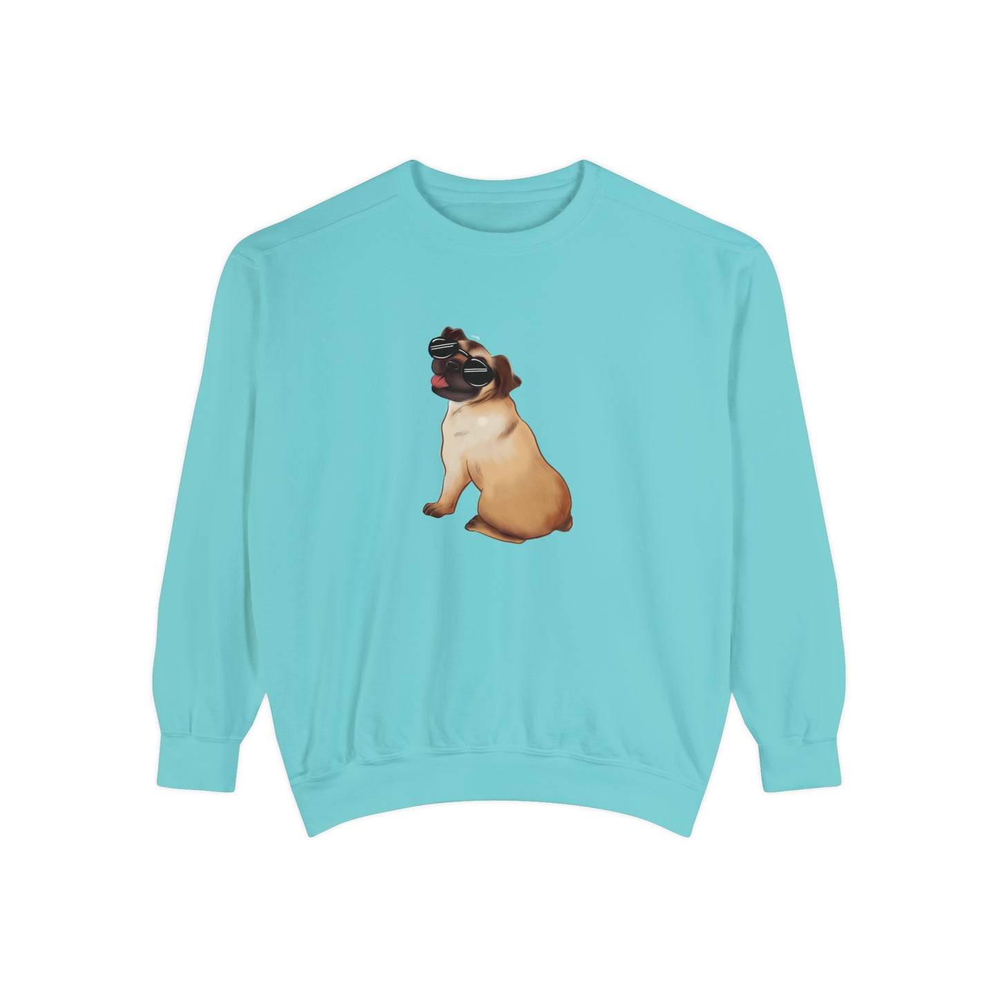 Pug - Unisex Garment-Dyed Sweatshirt