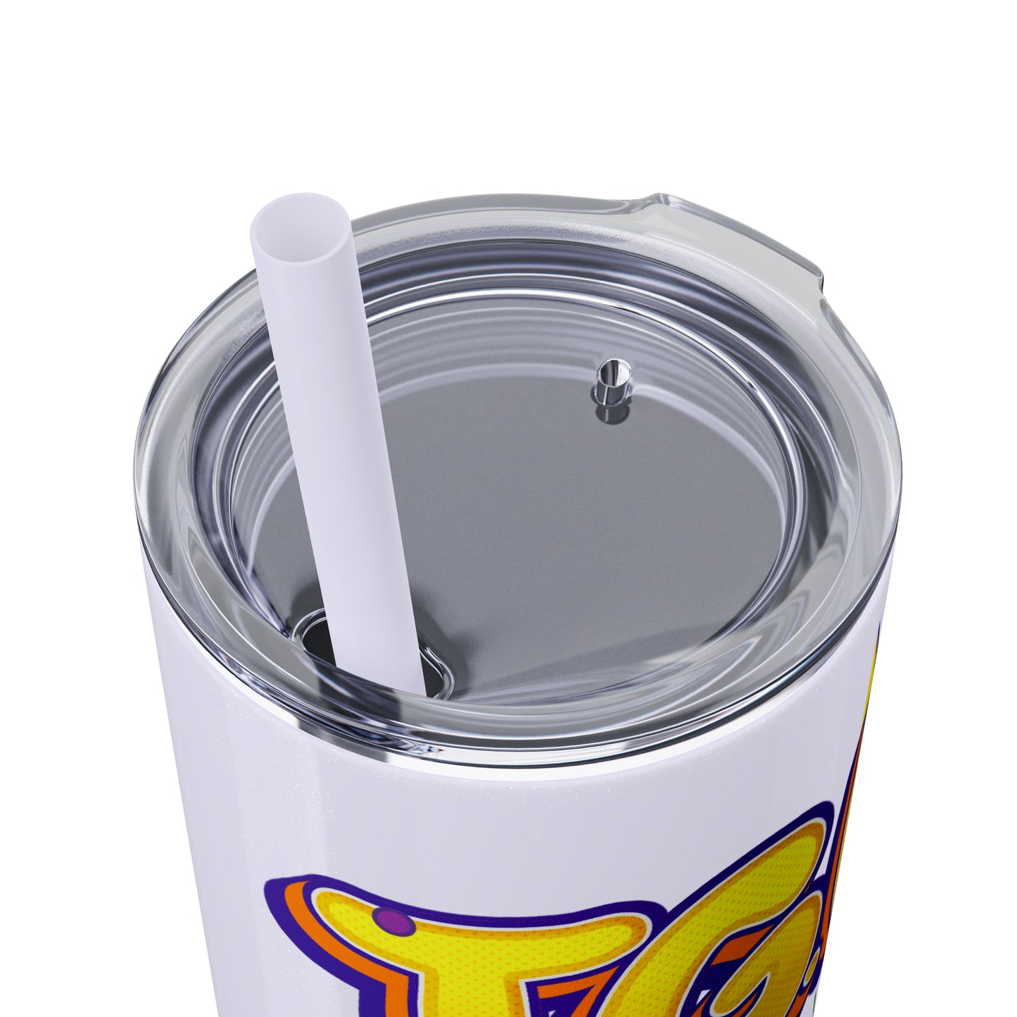 TGIF - Skinny Tumbler with Straw, 20oz