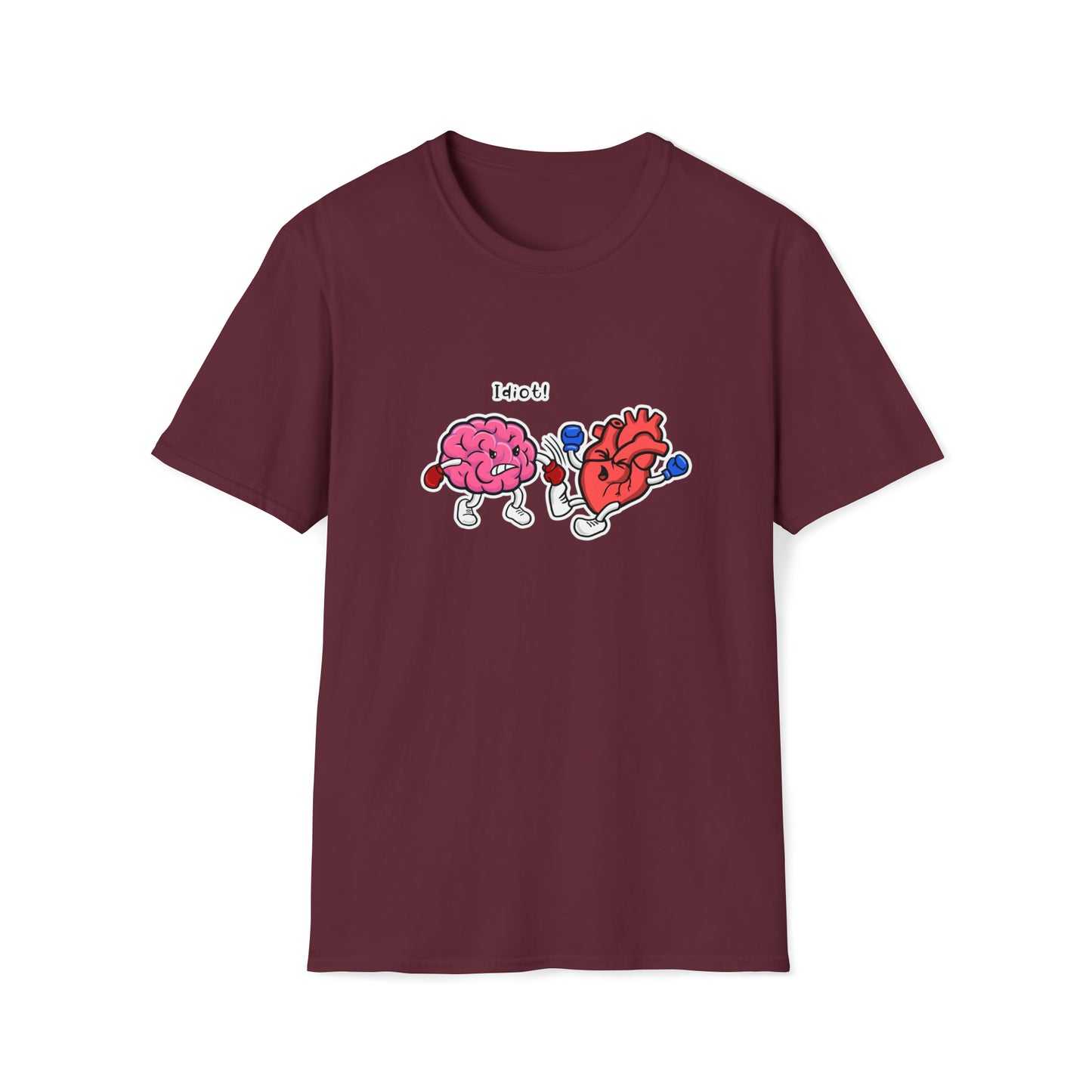 Brain x Heart - Unisex Softstyle T-Shirt