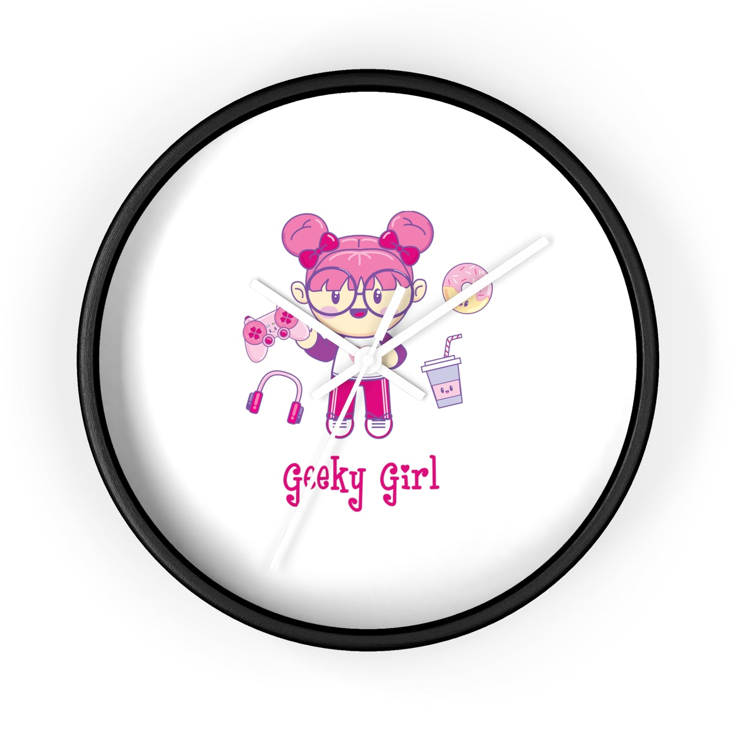 Geek Girl - Wall Clock