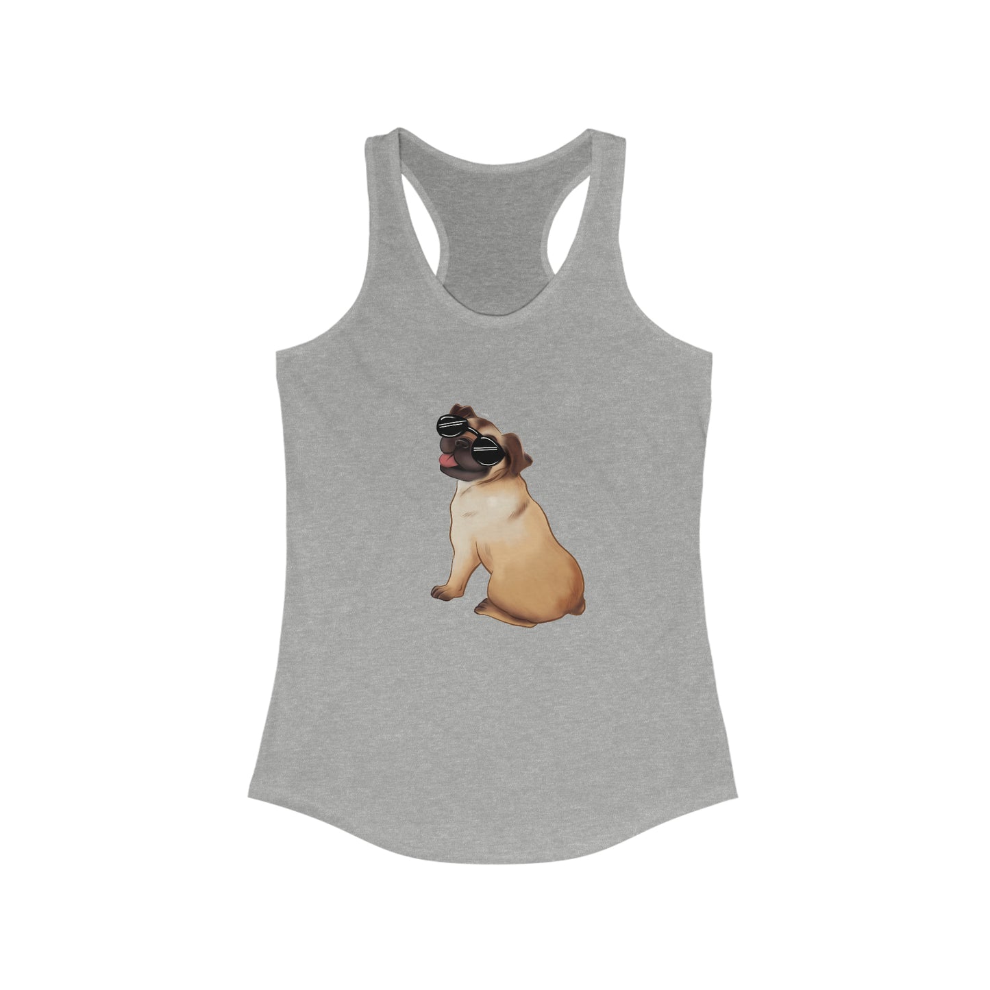 Pug - Women's Ideal Racerback Tank