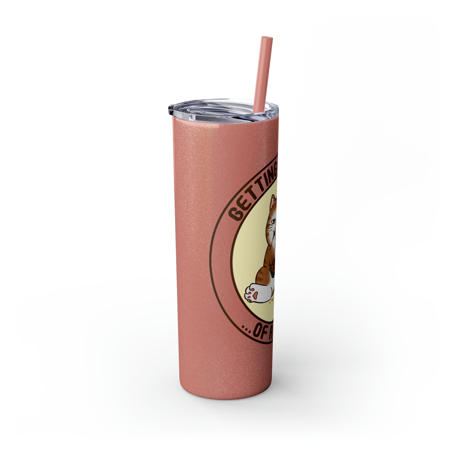 In Shape - Skinny Tumbler with Straw, 20oz