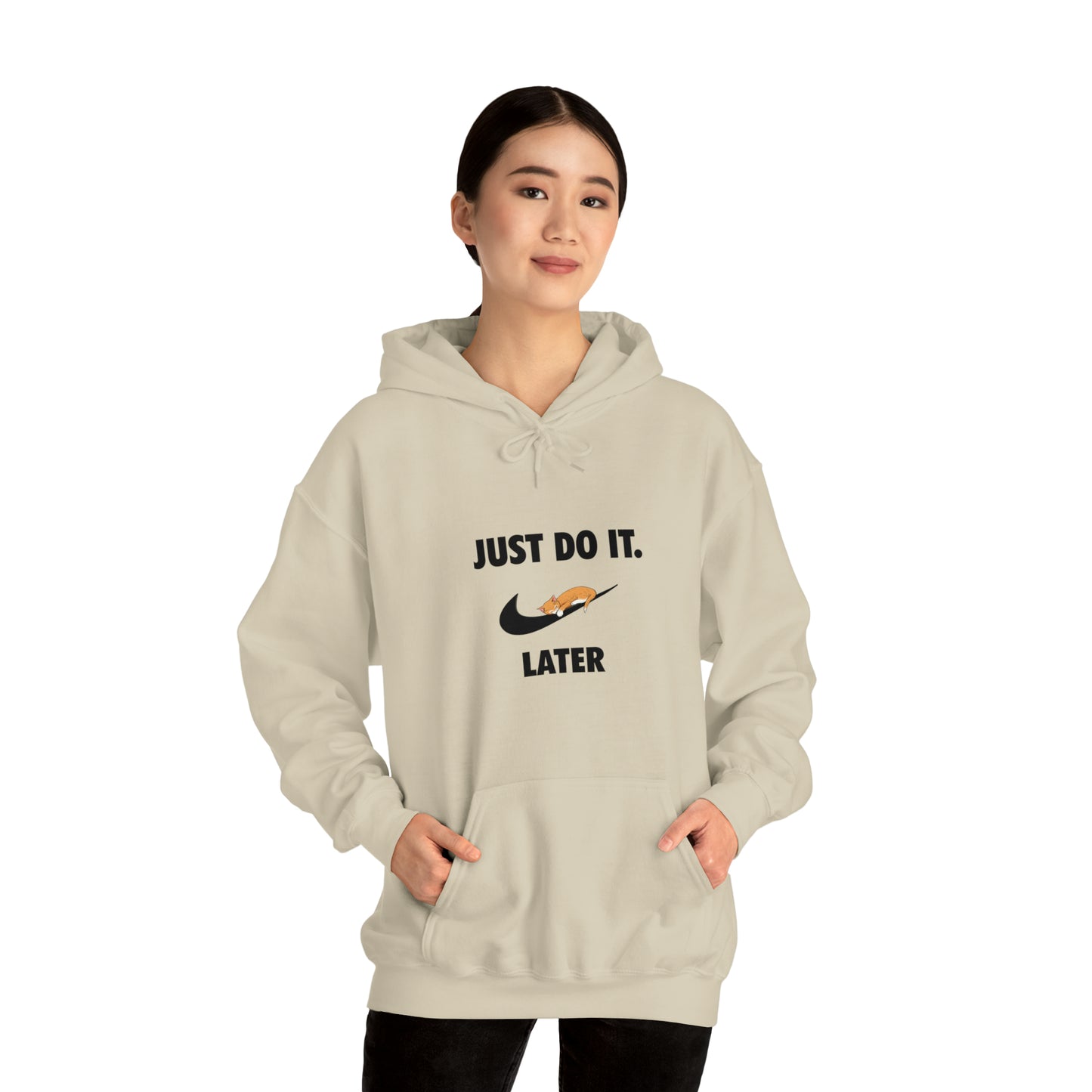 Just do it later - Unisex Heavy Blend™ Hooded Sweatshirt