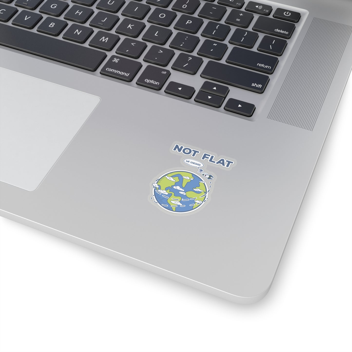 Flat Earth - Kiss-Cut Stickers