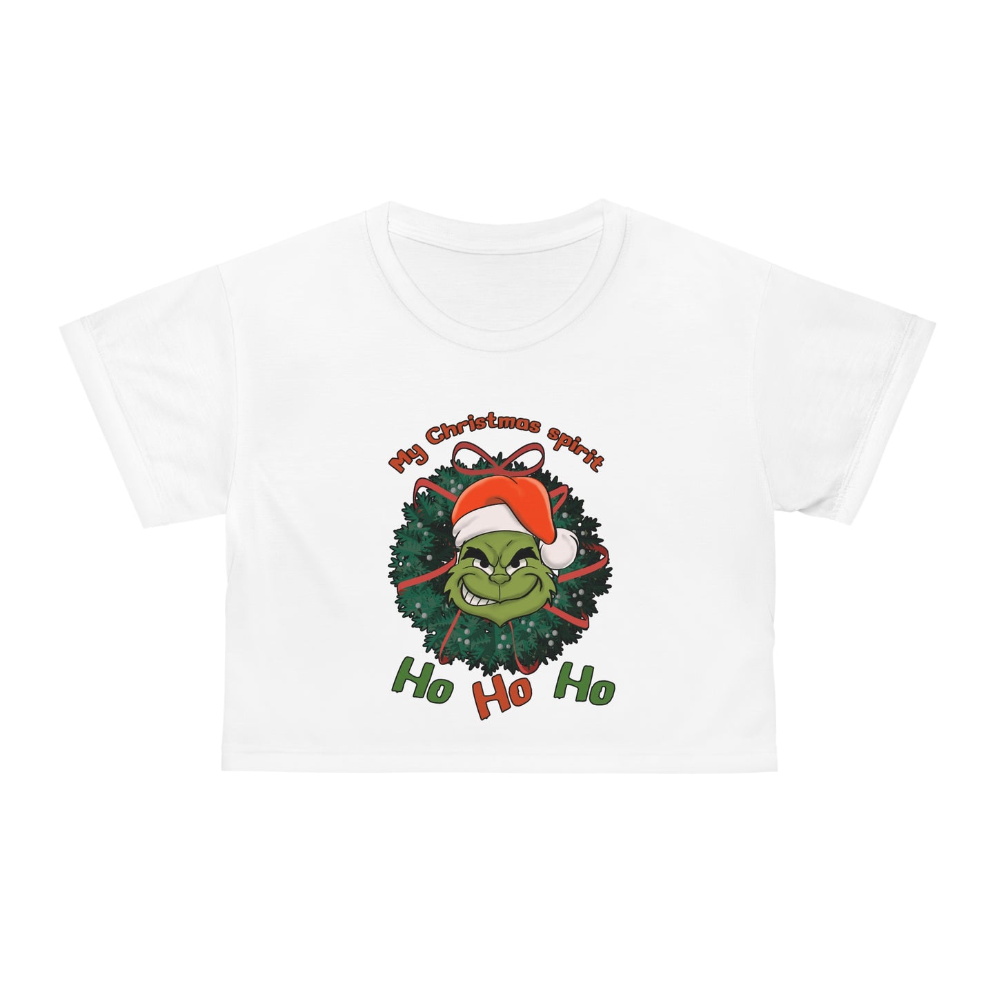 Grinch - Crop Tee (AOP)