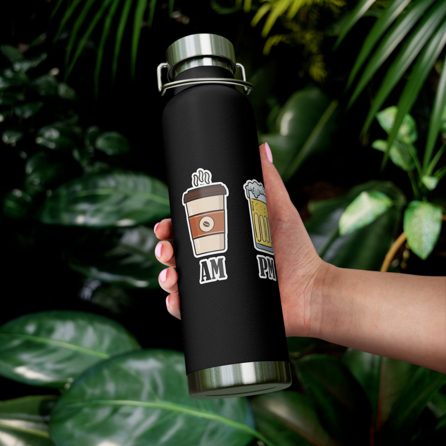 AM/PM - Copper Vacuum Insulated Bottle, 22oz