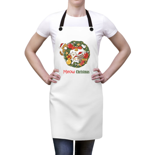 Meow Christmas - Apron (AOP)