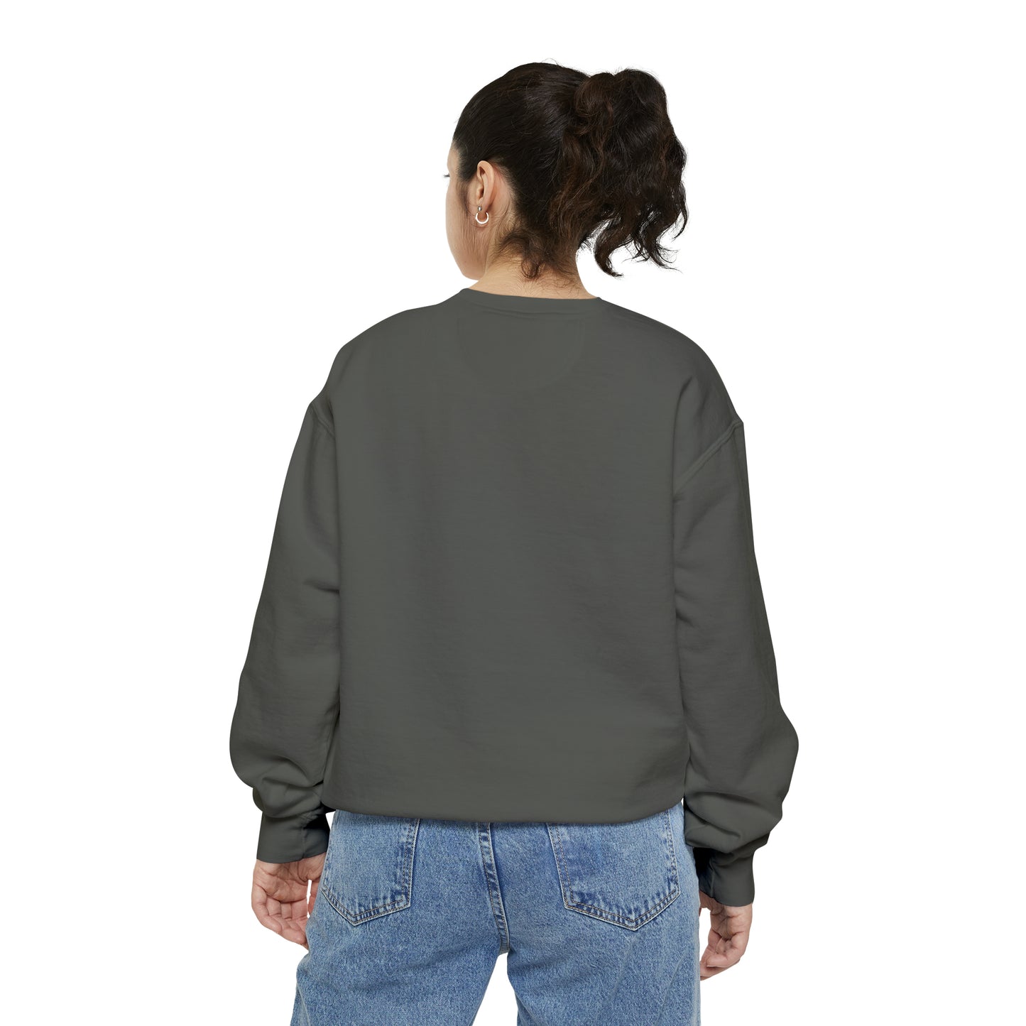 Flat Earth - Unisex Garment-Dyed Sweatshirt