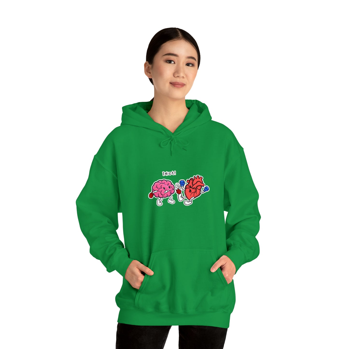 Brain x Heart - Unisex Heavy Blend™ Hooded Sweatshirt