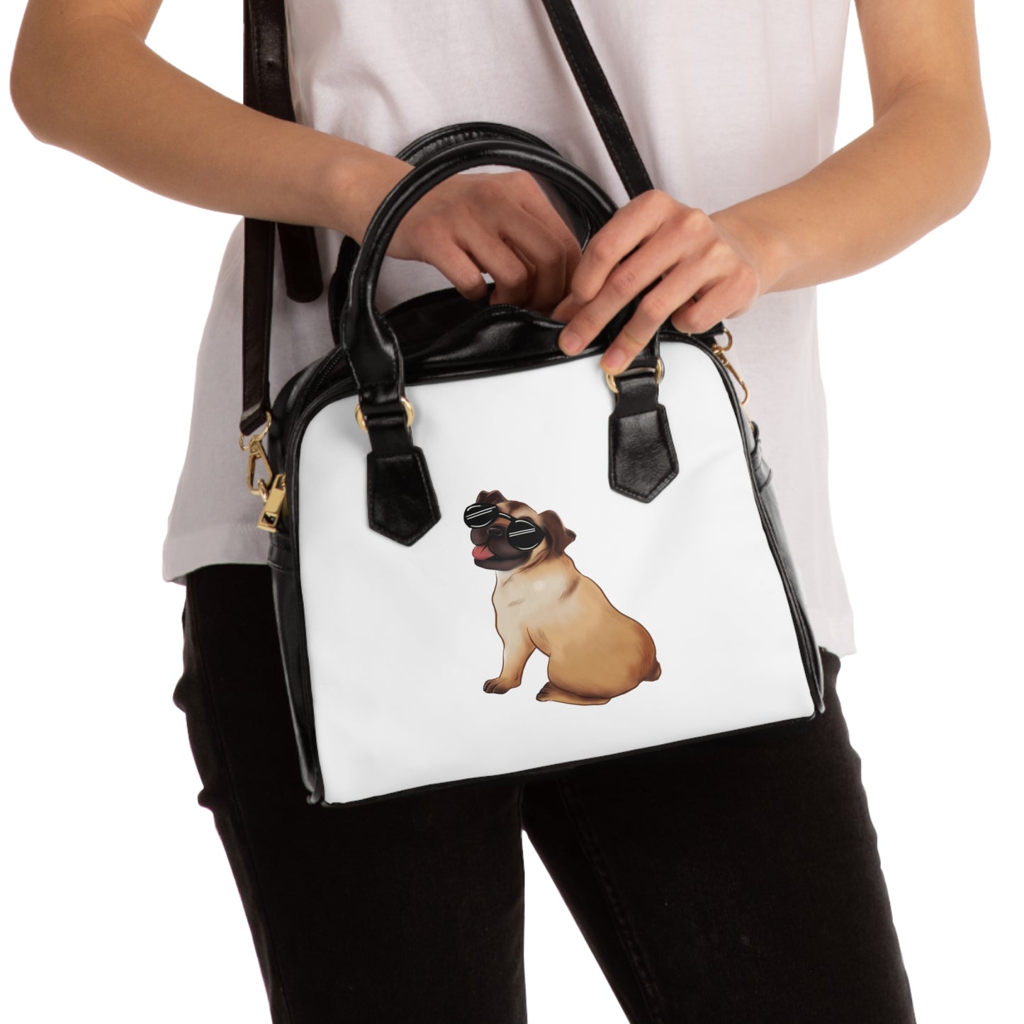 Pug - Shoulder Handbag