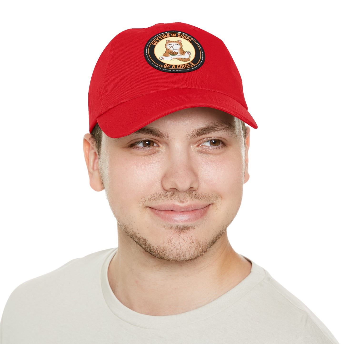 In Shape - Dad Hat with Leather Patch (Round)