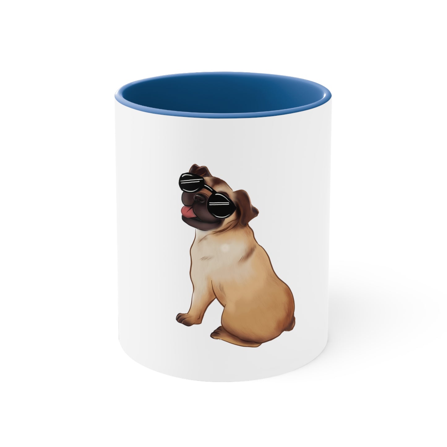 Pug - Accent Coffee Mug, 11oz