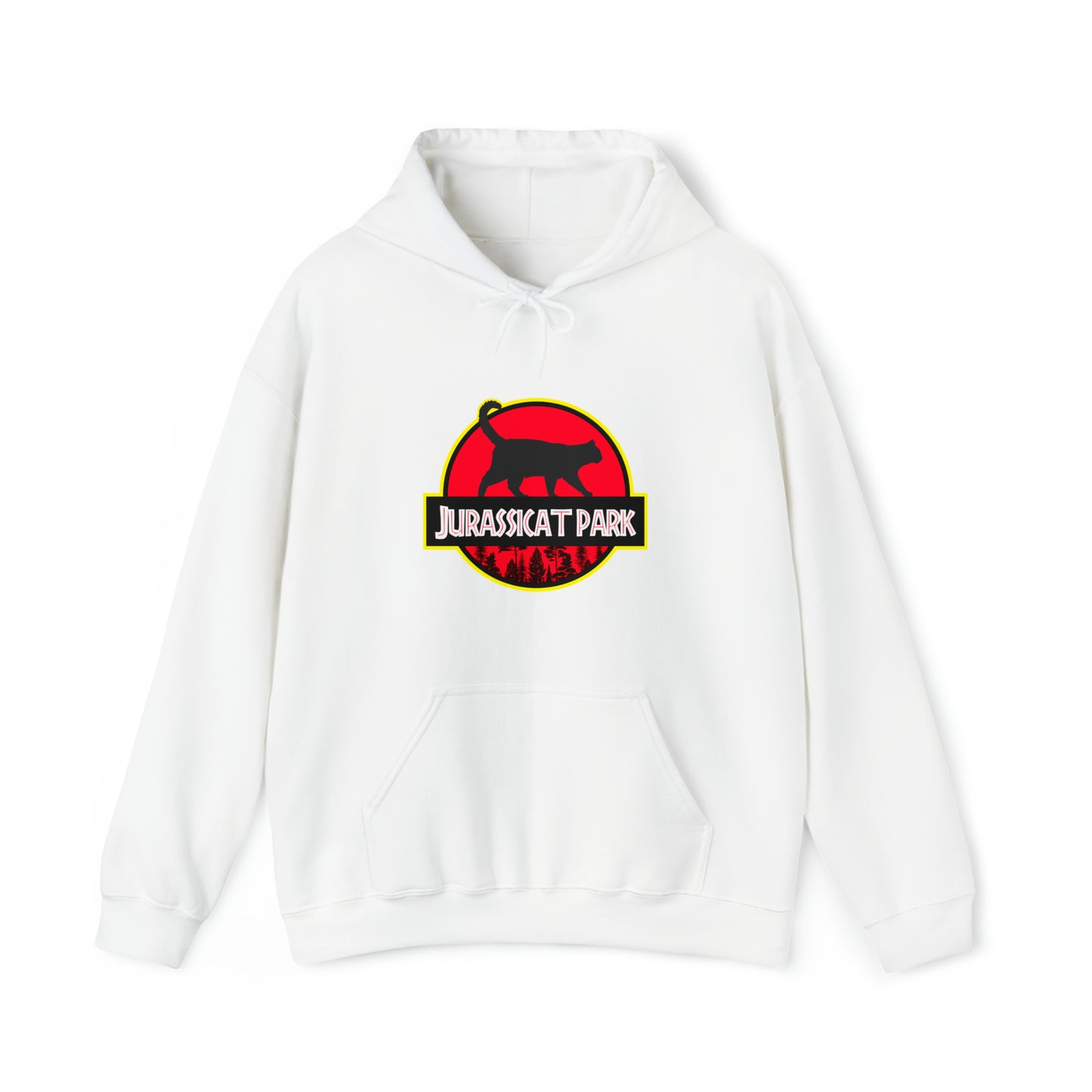 Jurassicat Park - Unisex Heavy Blend™ Hooded Sweatshirt