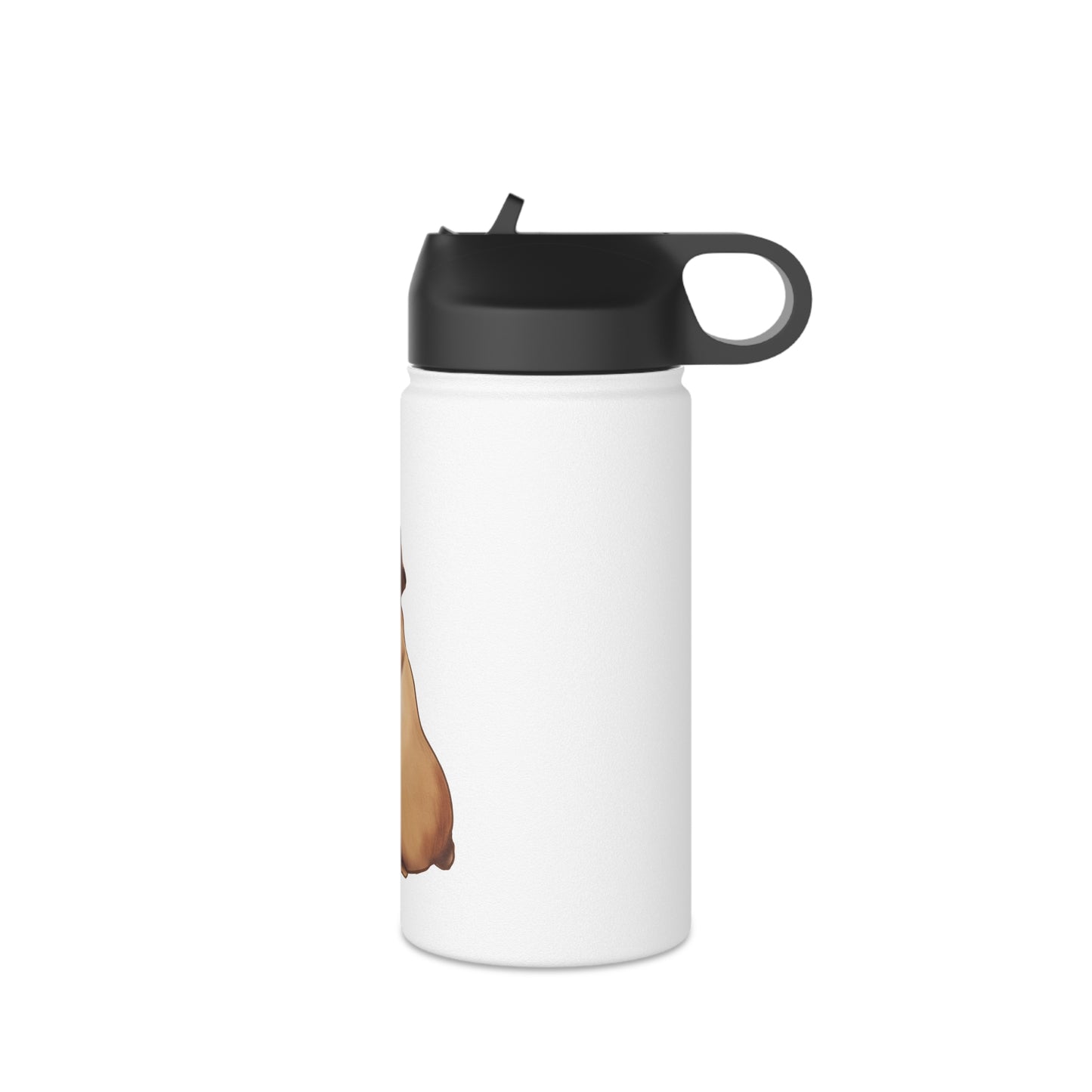 Pug - Stainless Steel Water Bottle, Standard Lid