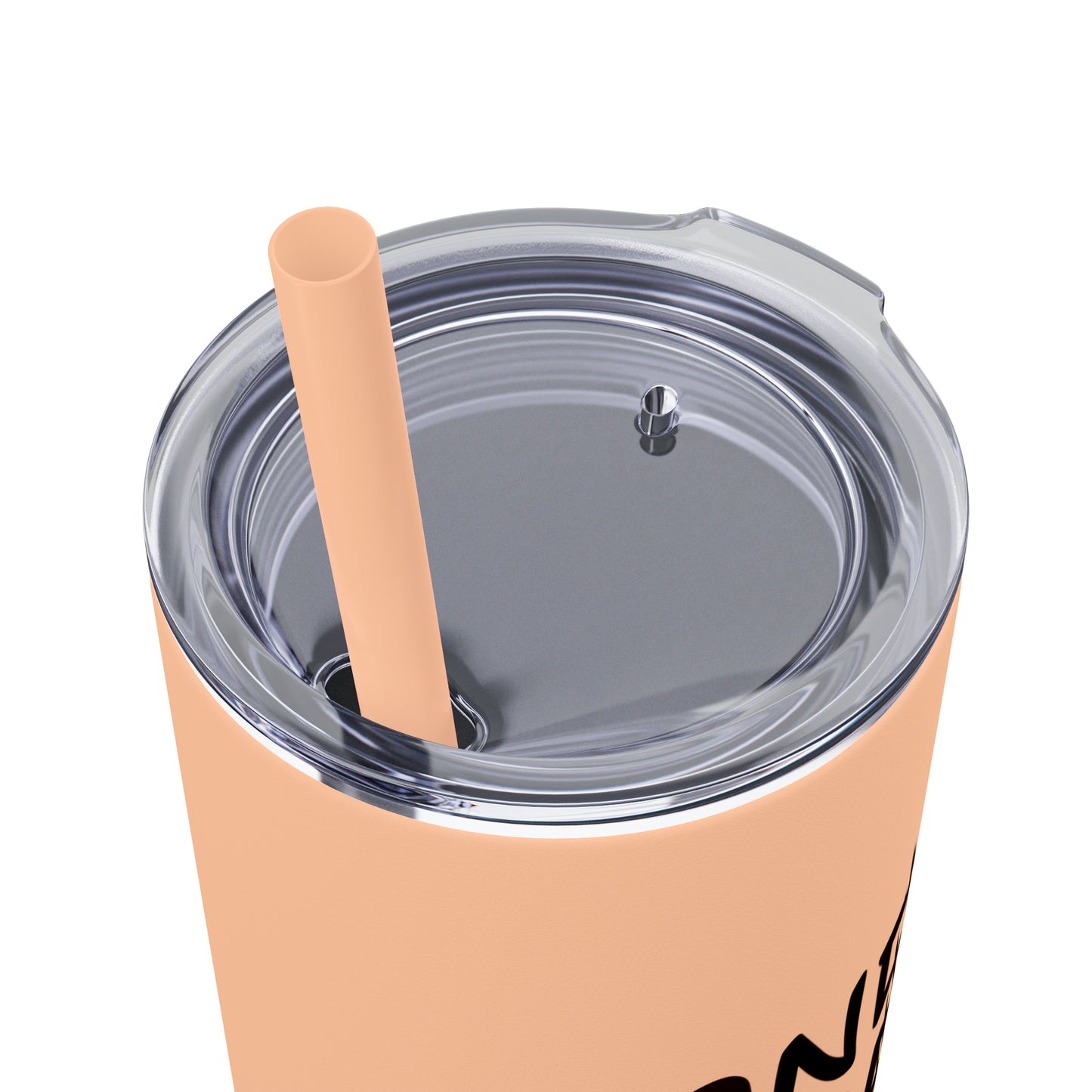 Monday Vibes - Skinny Tumbler with Straw, 20oz