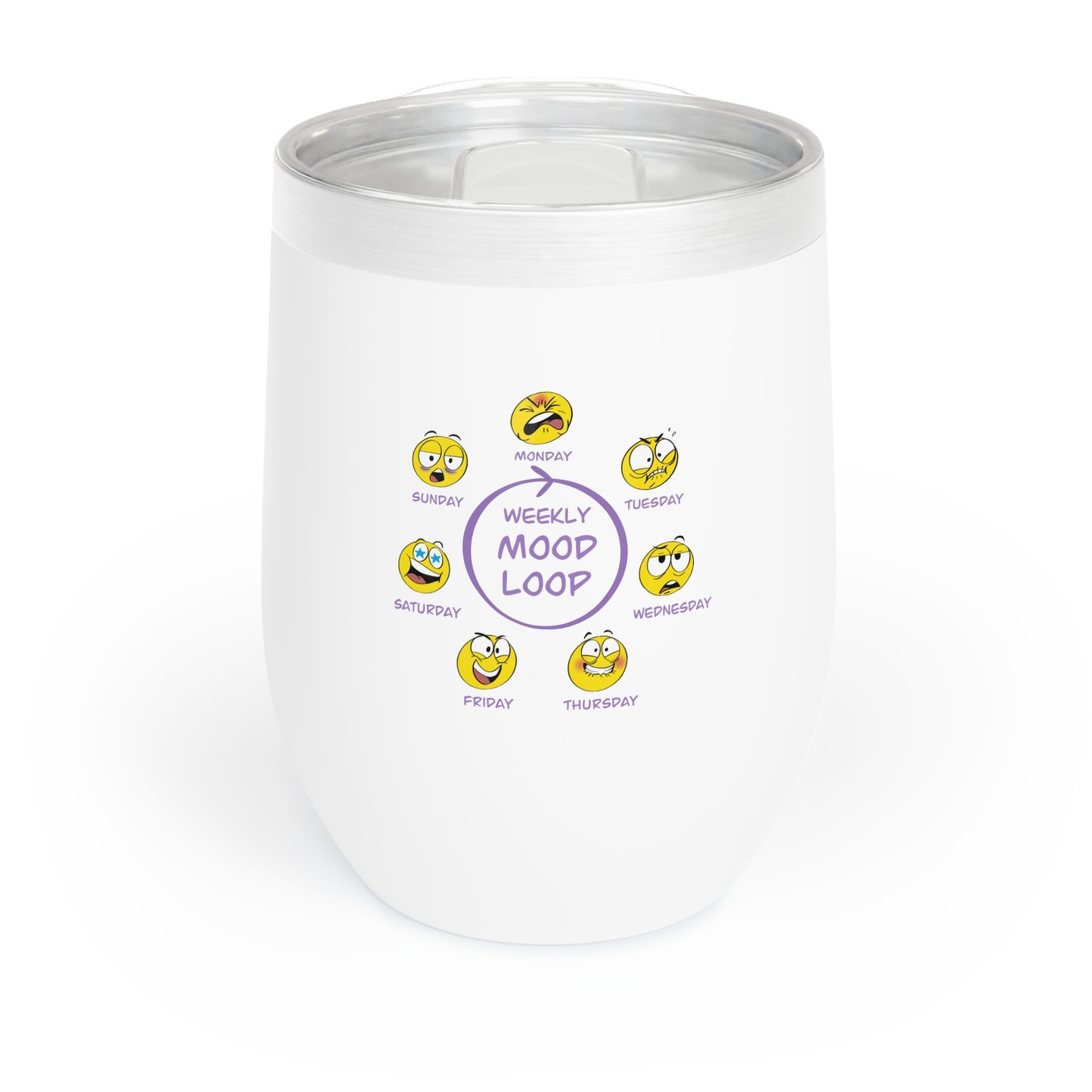 Mood Loop - Chill Wine Tumbler