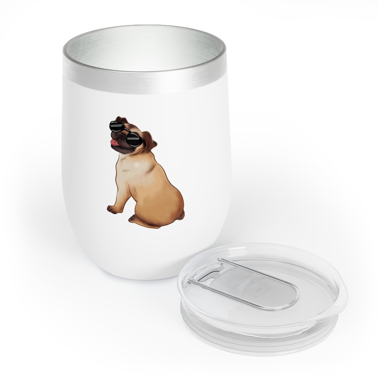 Pug - Chill Wine Tumbler