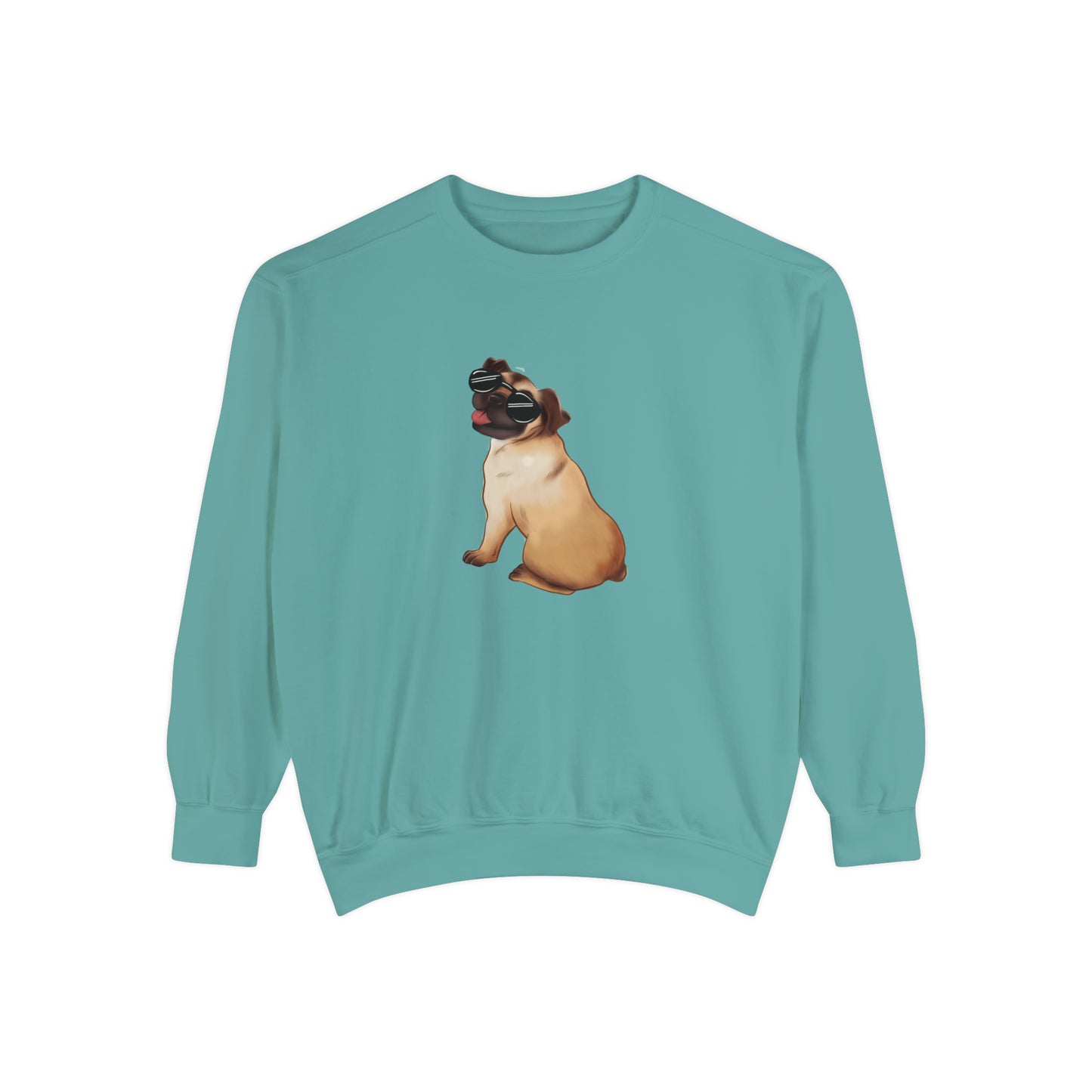 Pug - Unisex Garment-Dyed Sweatshirt