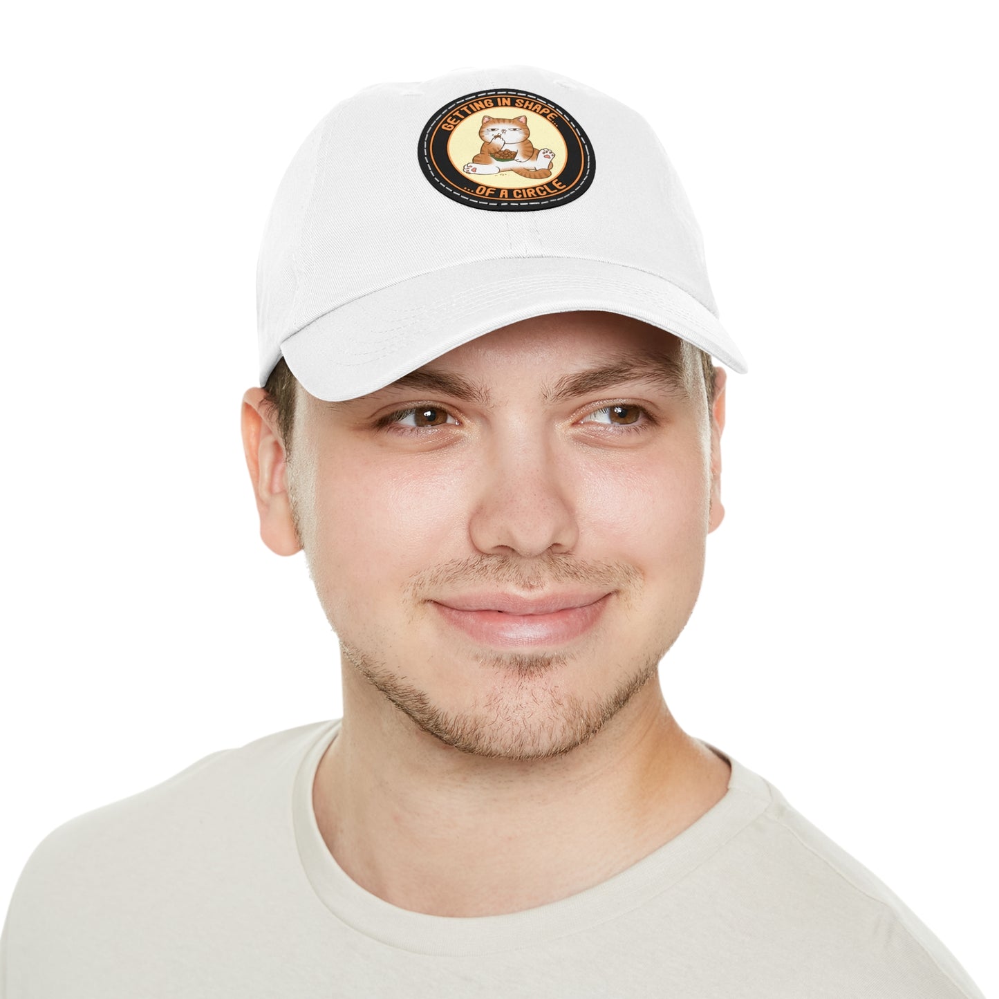 In Shape - Dad Hat with Leather Patch (Round)