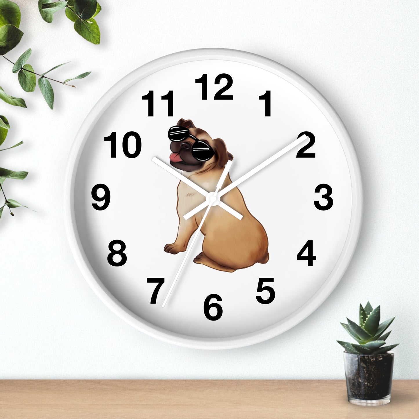 Pug - Wall Clock