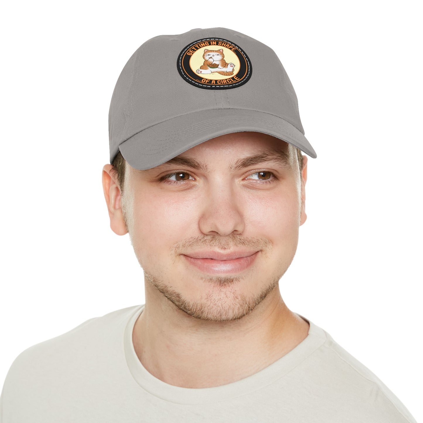 In Shape - Dad Hat with Leather Patch (Round)