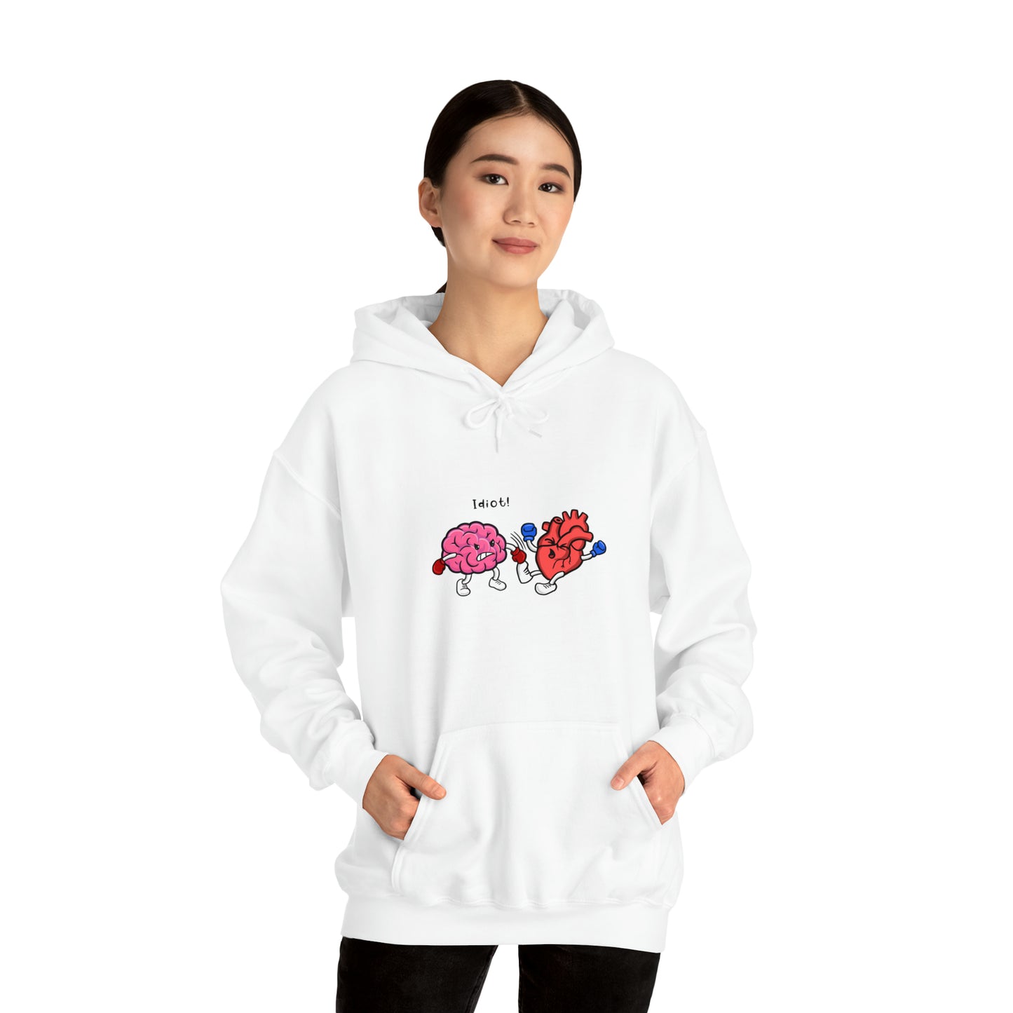 Brain x Heart - Unisex Heavy Blend™ Hooded Sweatshirt