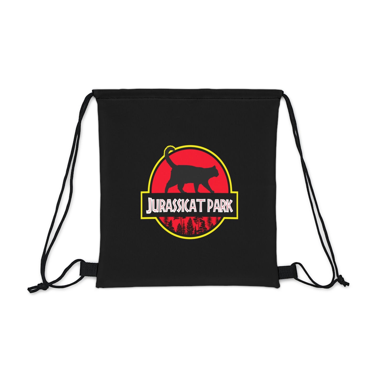 Jurassicat Park - Outdoor Drawstring Bag