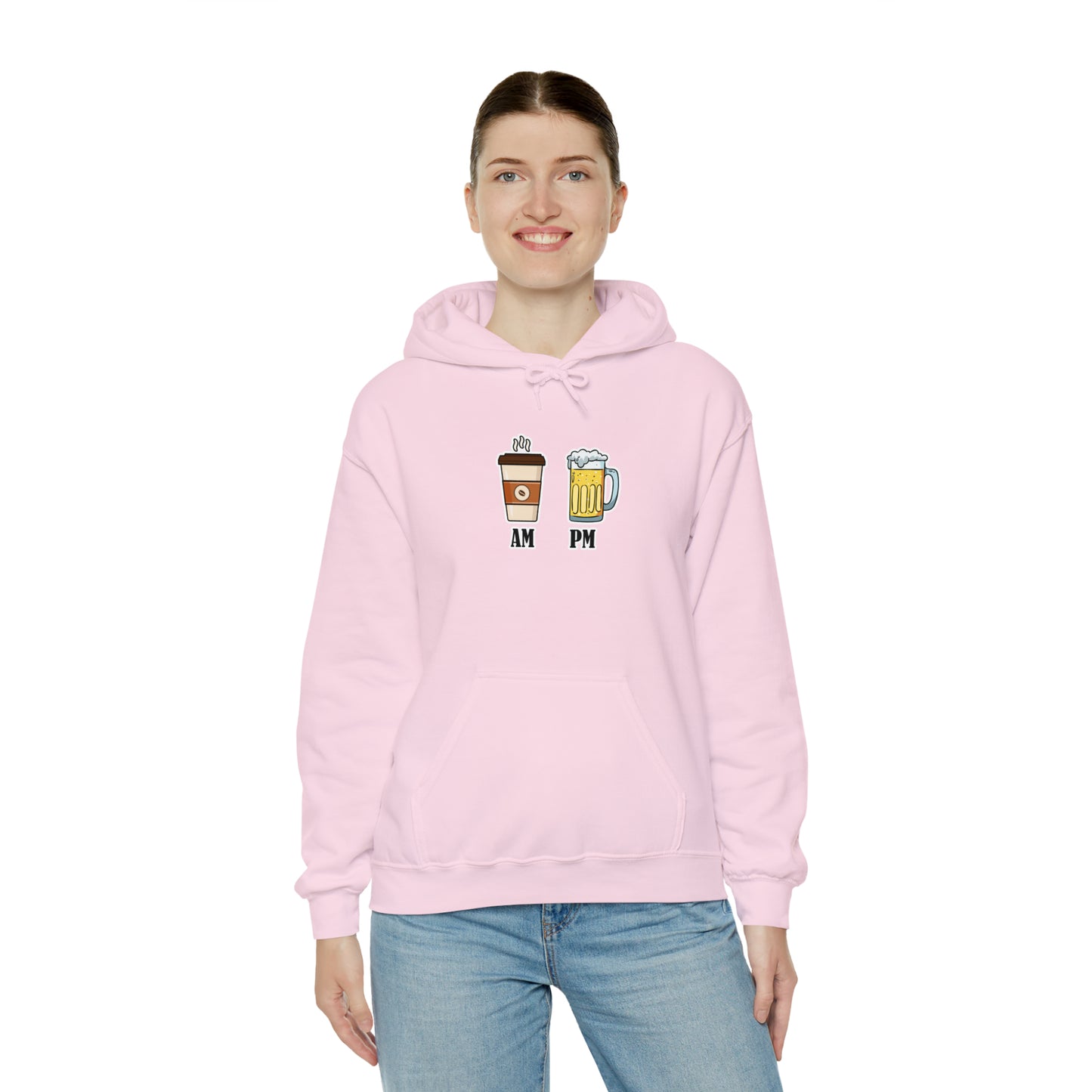 AM/PM - Unisex Heavy Blend™ Hooded Sweatshirt