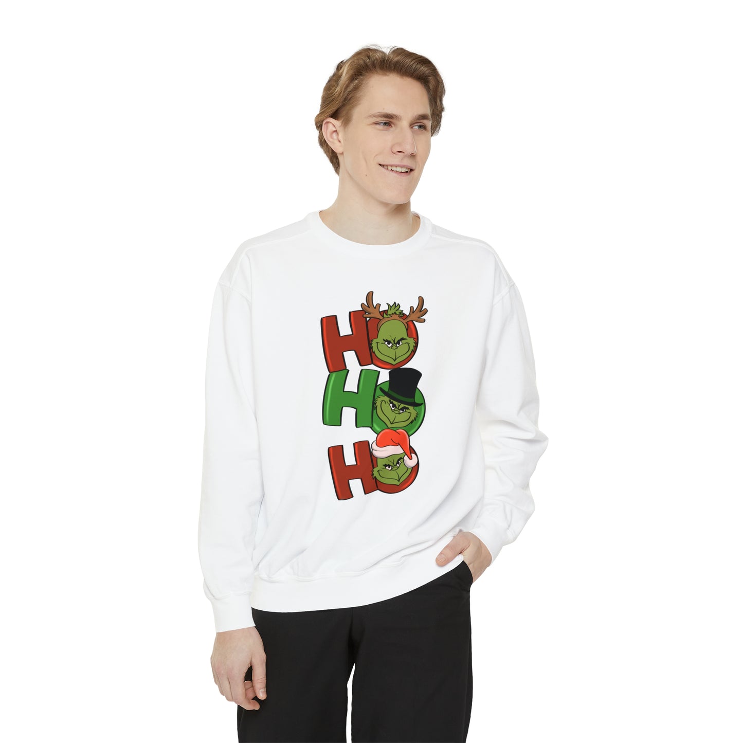 Grinch - Unisex Garment-Dyed Sweatshirt