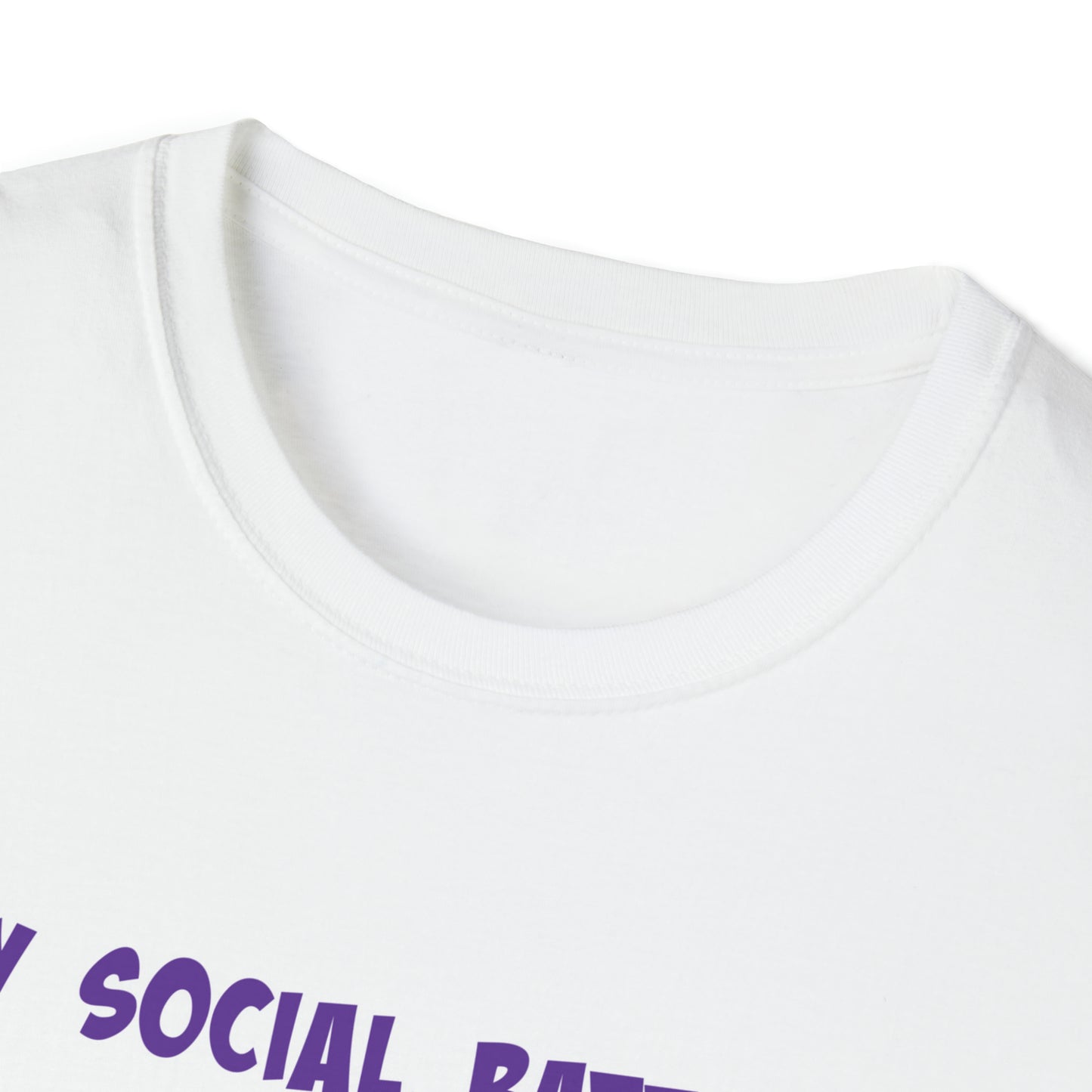 Social Battery - Unisex Softstyle T-Shirt