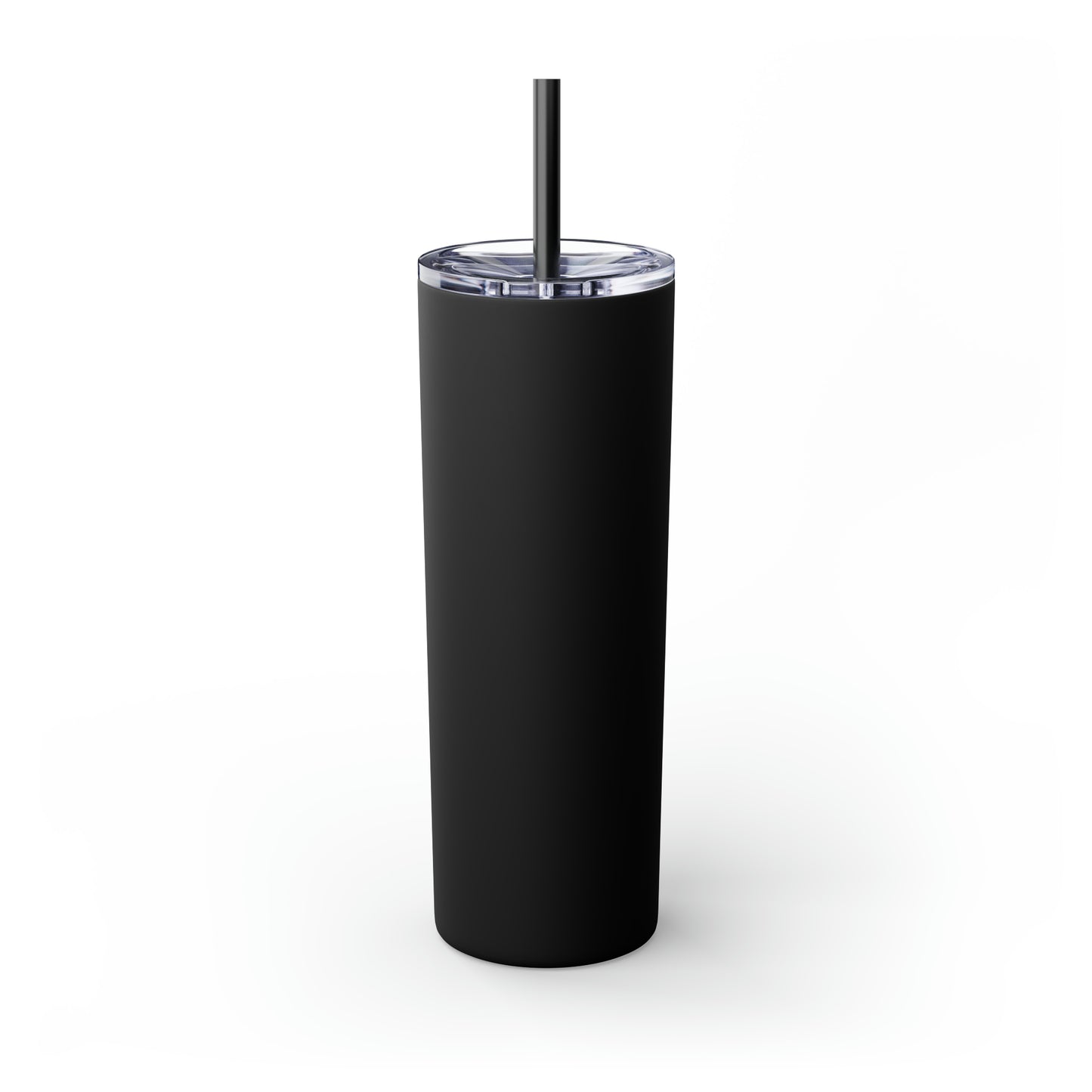 AM/PM - Skinny Tumbler with Straw, 20oz