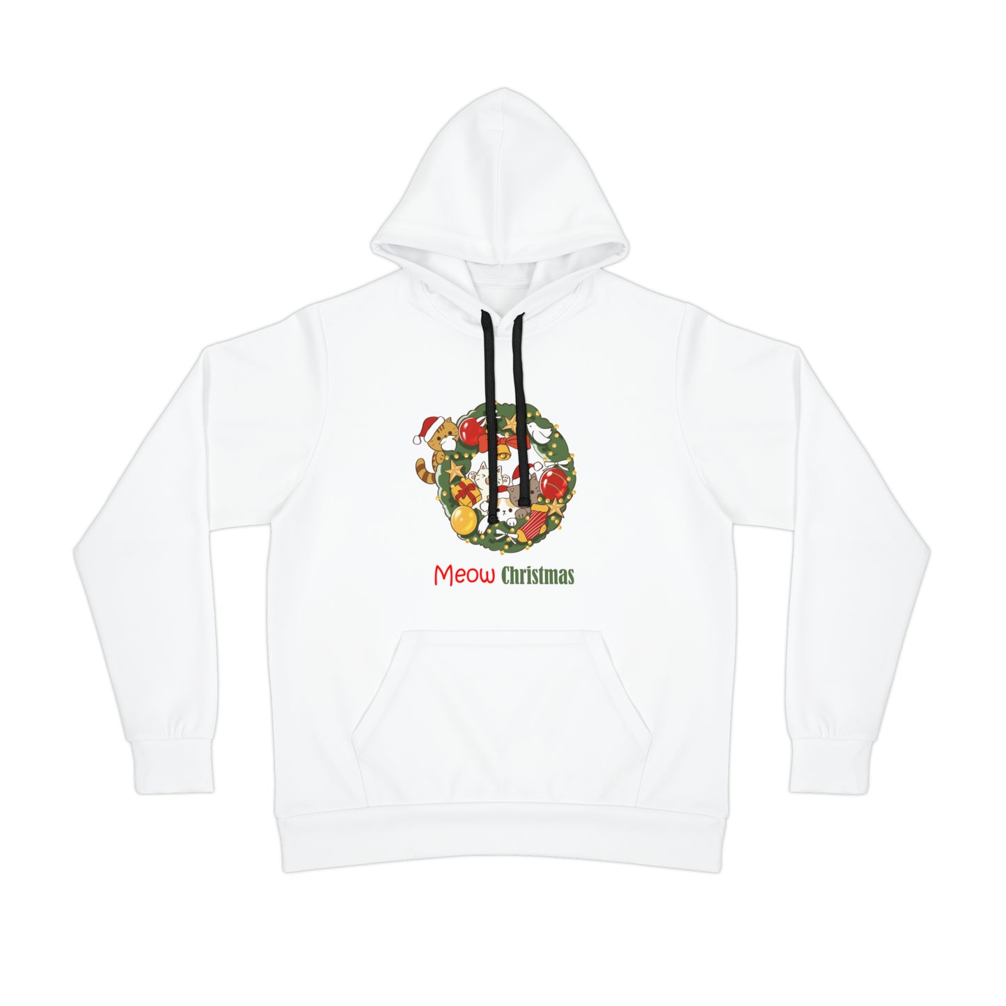 Meow Christmas - Athletic Hoodie (AOP)