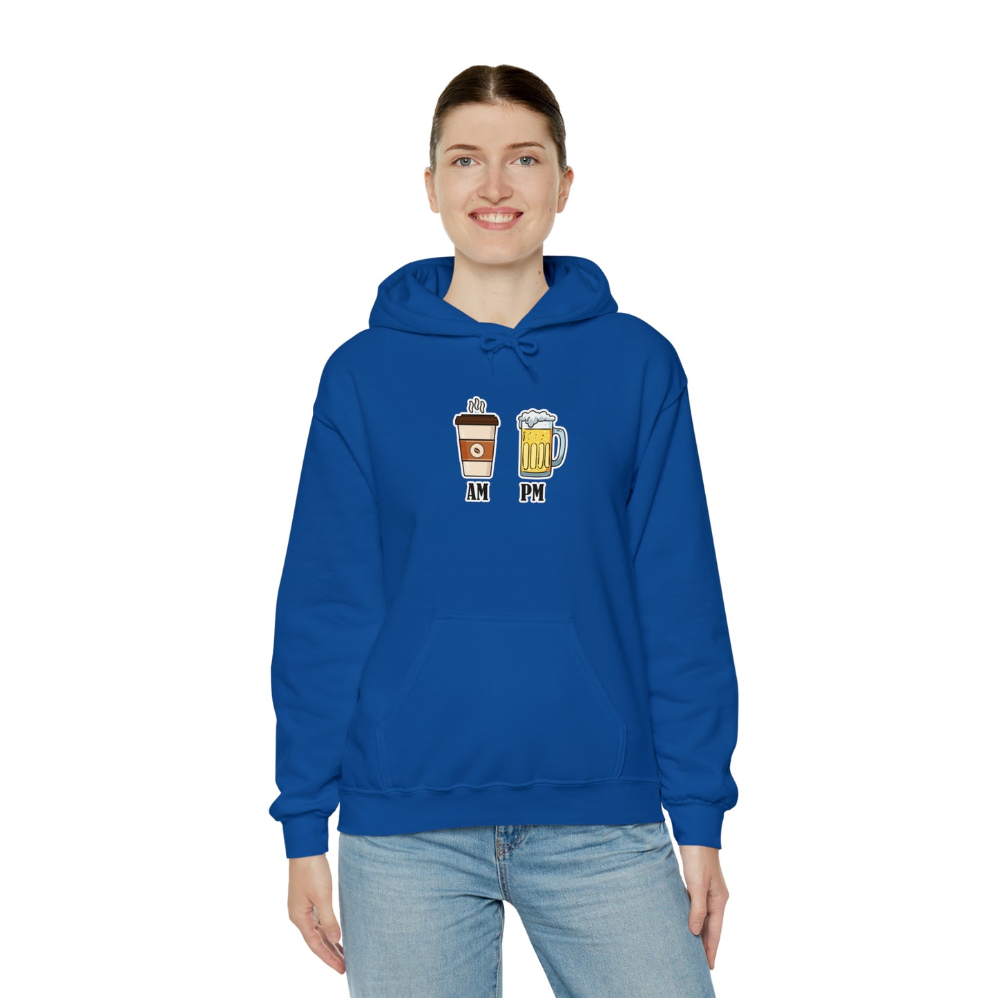 AM/PM - Unisex Heavy Blend™ Hooded Sweatshirt