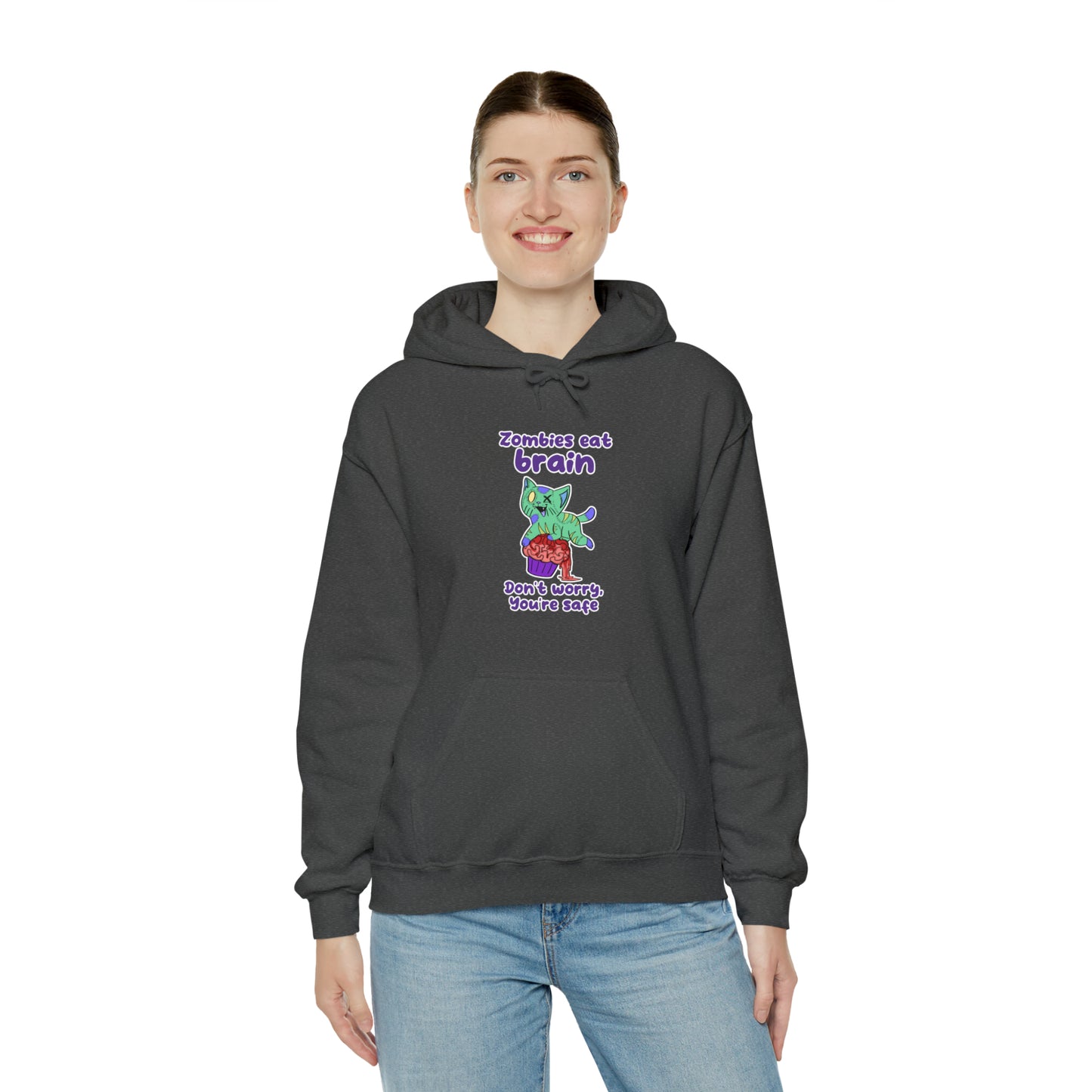 Zombie Cat - Unisex Heavy Blend™ Hooded Sweatshirt