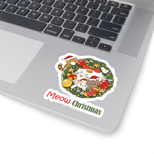 Meow Christmas - Kiss-Cut Stickers