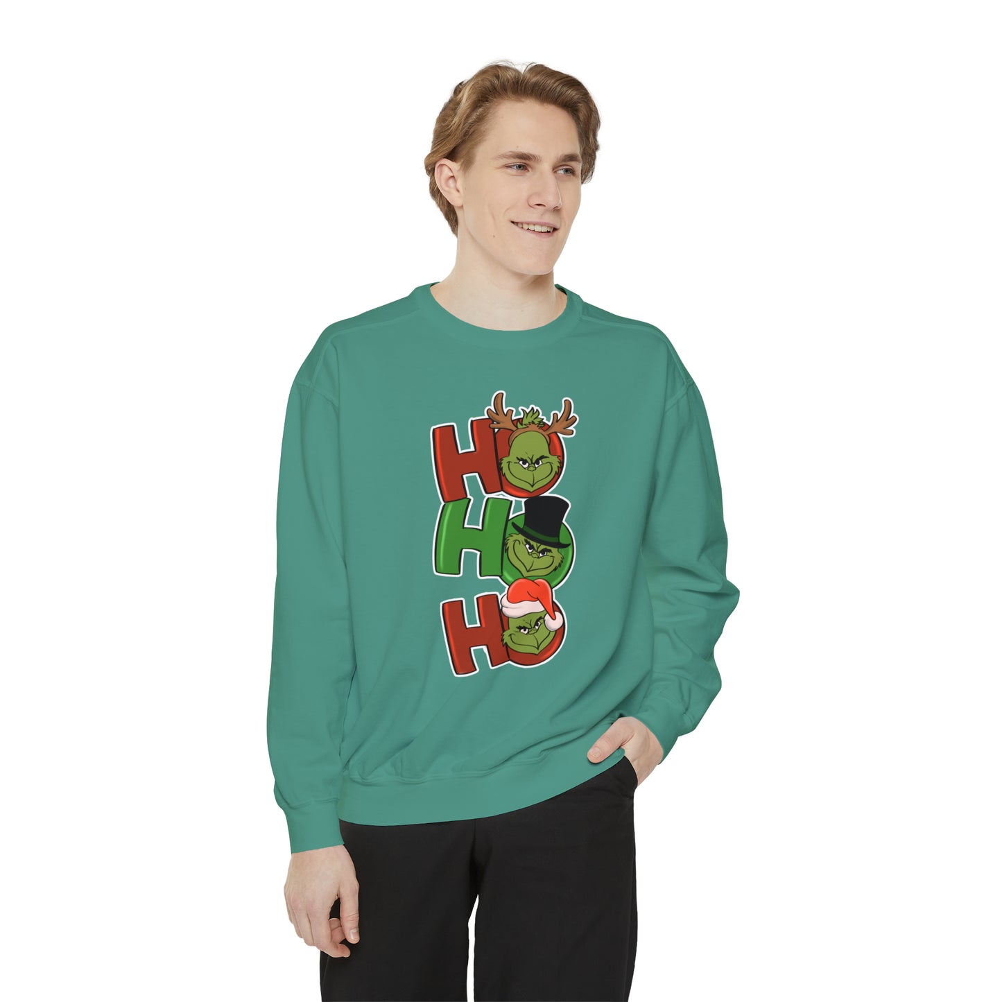 Grinch - Unisex Garment-Dyed Sweatshirt