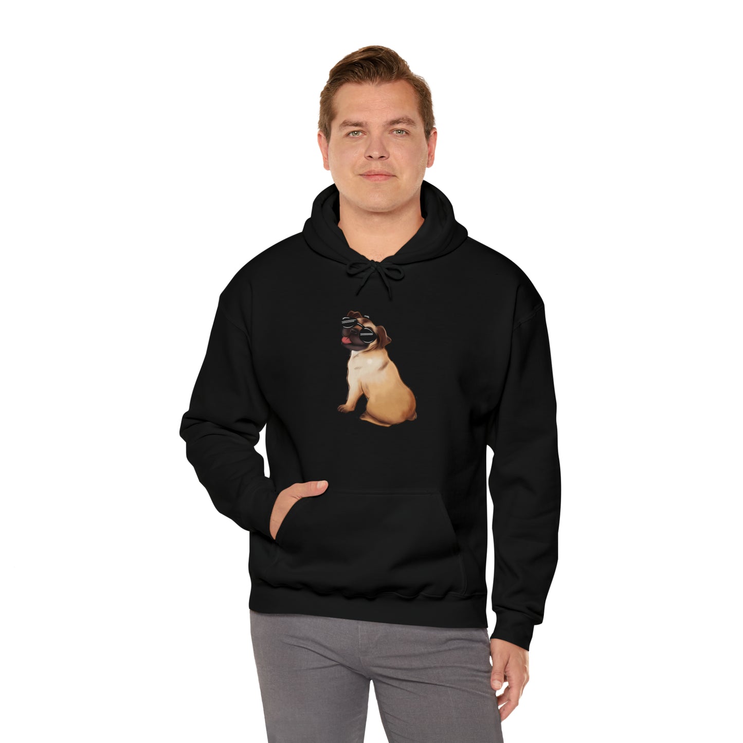 Pug -Unisex Heavy Blend™ Hooded Sweatshirt