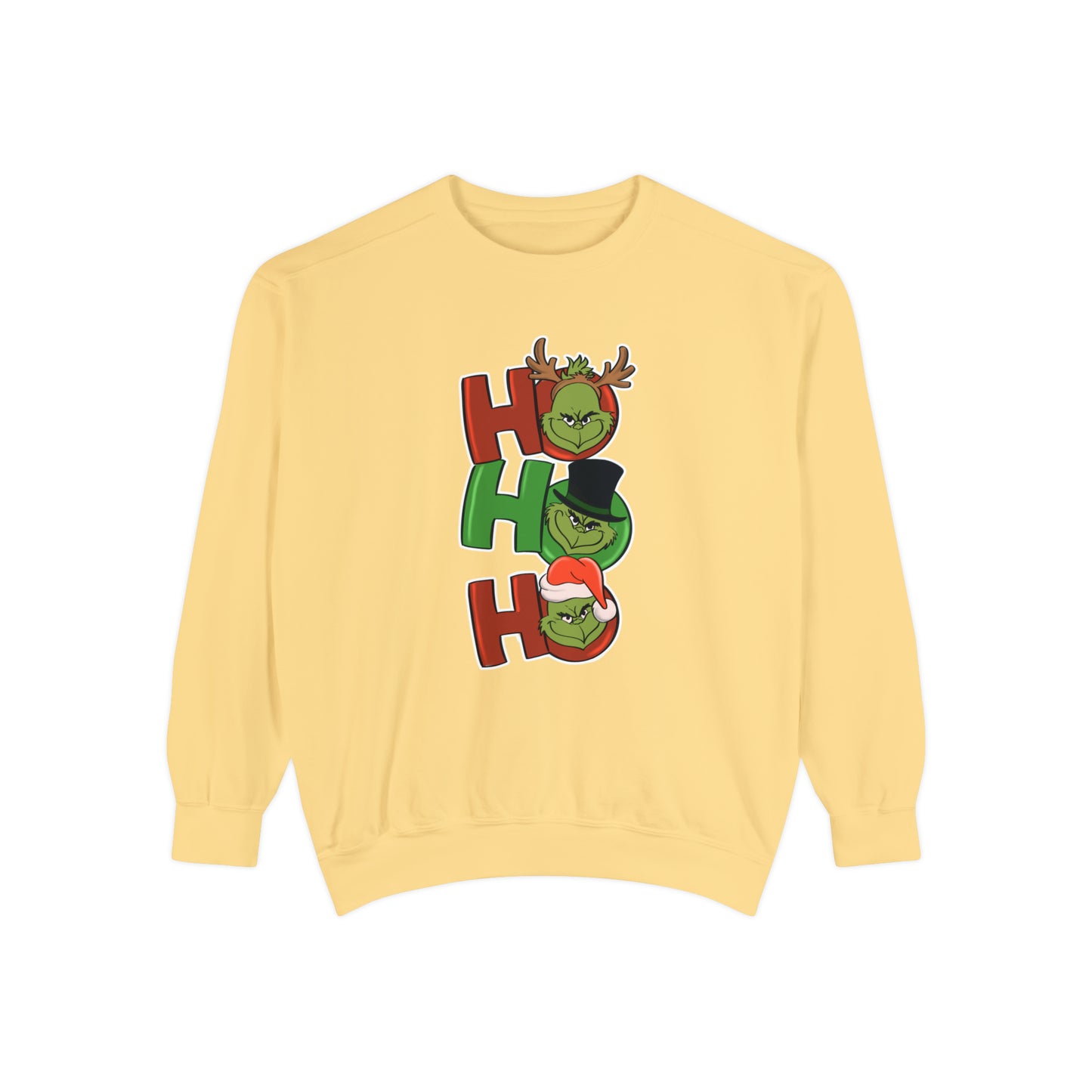 Grinch - Unisex Garment-Dyed Sweatshirt