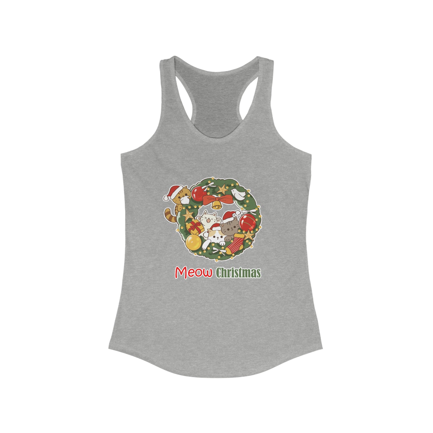 Meow Christmas - Women's Ideal Racerback Tank