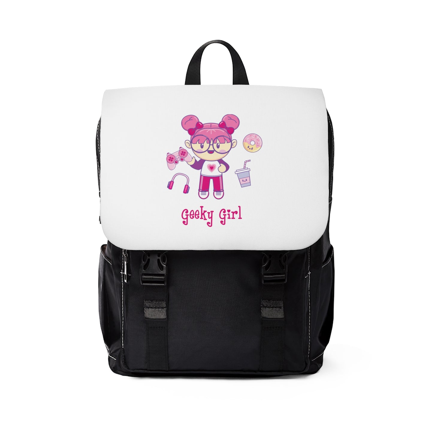 Geek Girl - Unisex Casual Shoulder Backpack