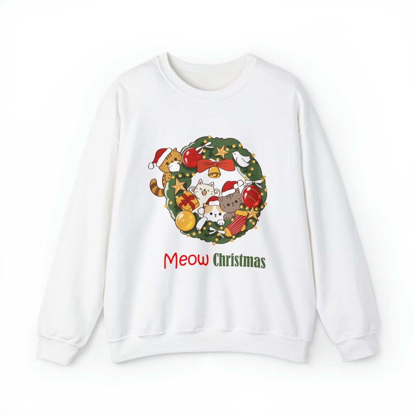 Meow Christmas - Unisex Heavy Blend™ Crewneck Sweatshirt